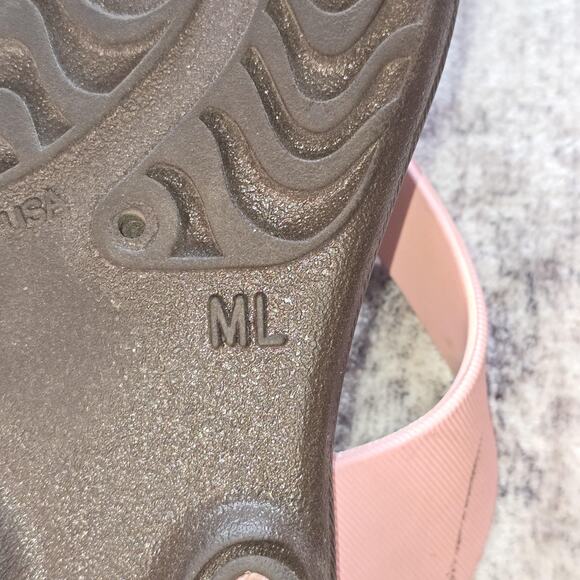 Okabashi Shoes Womens Size Medium Large Everyday Flip Flop Sandals Made in USA - Picture 6 of 9